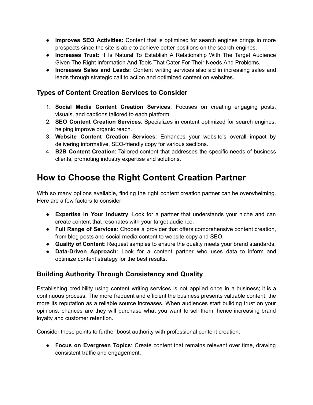 improves seo activities content that is optimized