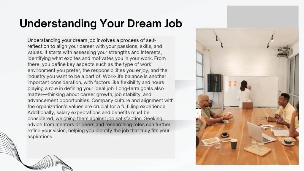 understanding your dream job