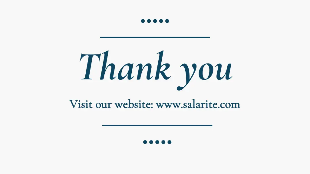 thank you visit our website www salarite