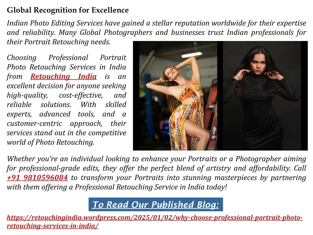 global recognition for excellence indian photo