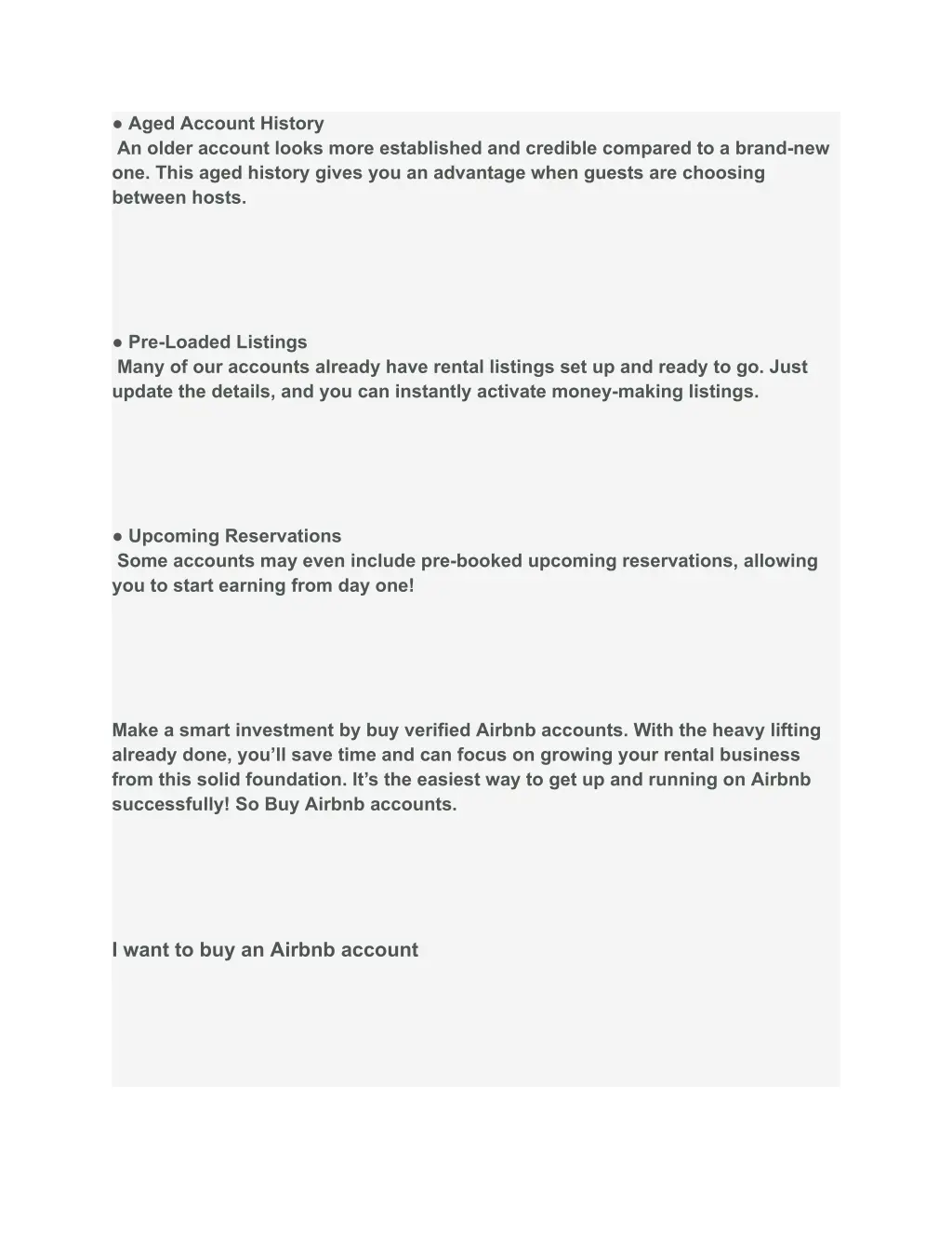aged account history an older account looks more