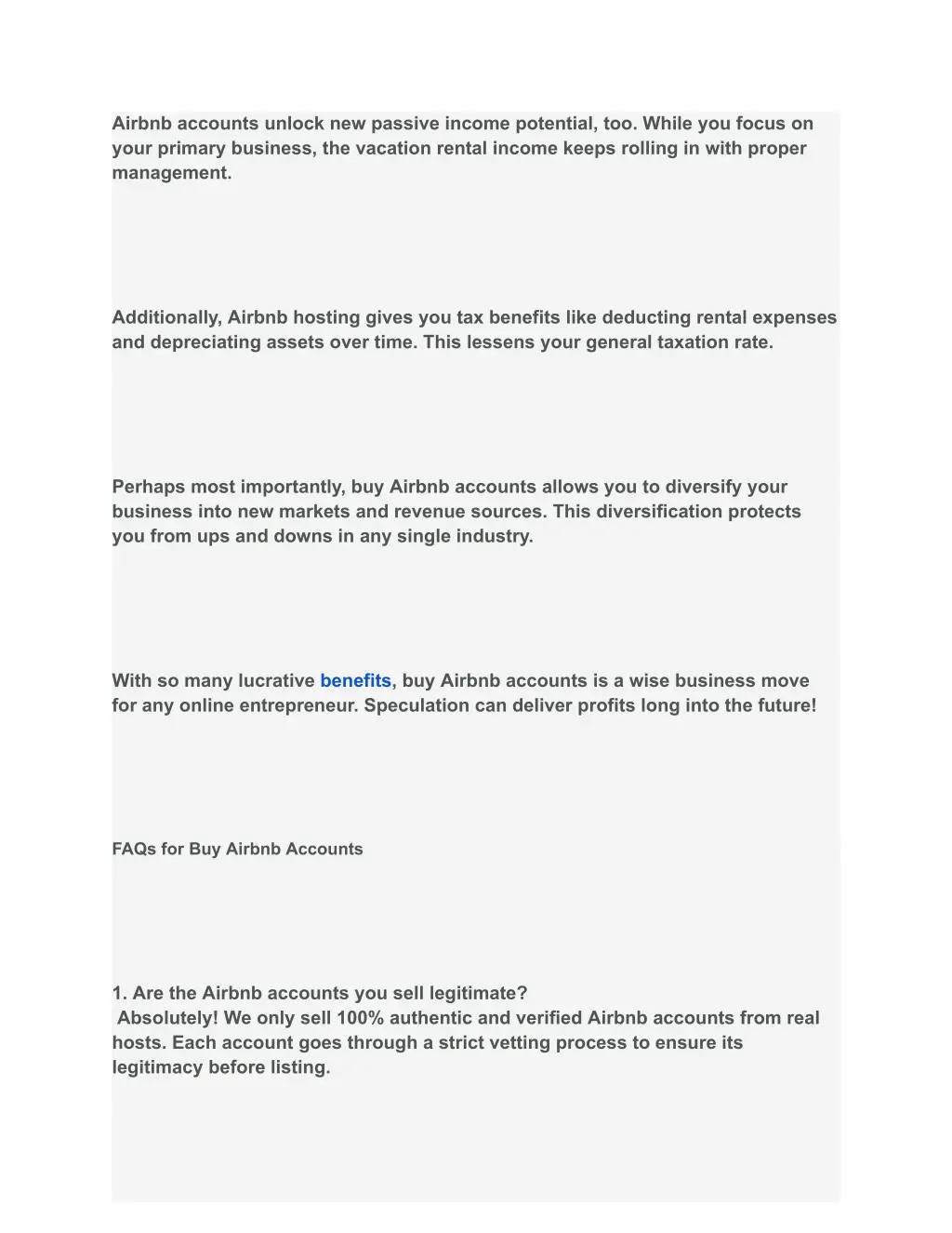 airbnb accounts unlock new passive income