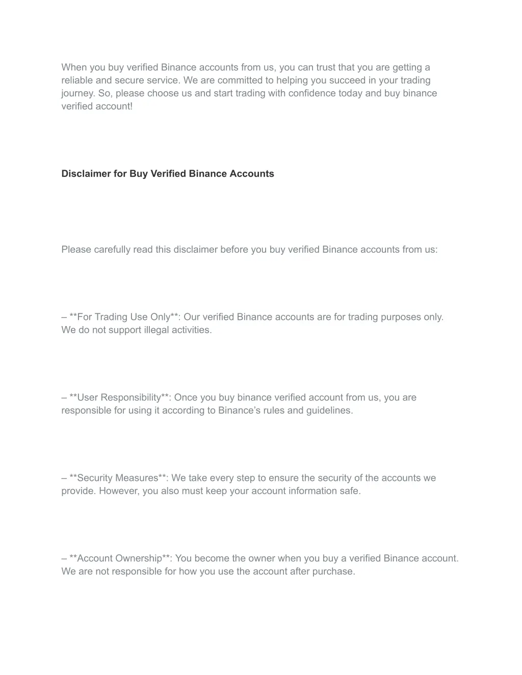 when you buy verified binance accounts from