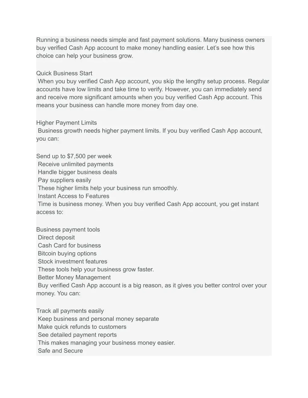 running a business needs simple and fast payment