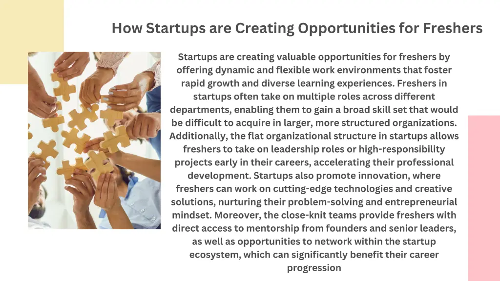 how startups are creating opportunities