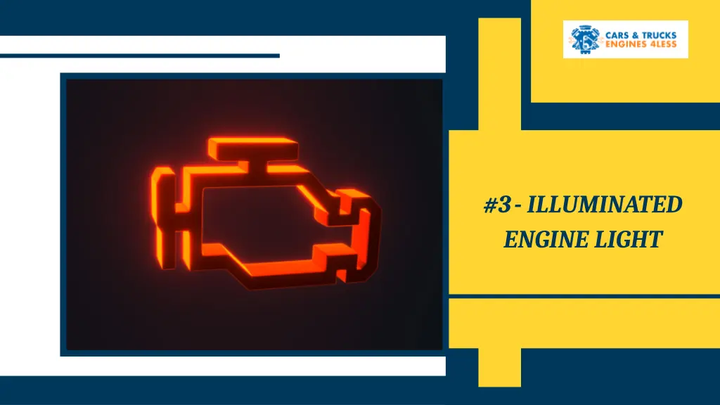 3 illuminated engine light