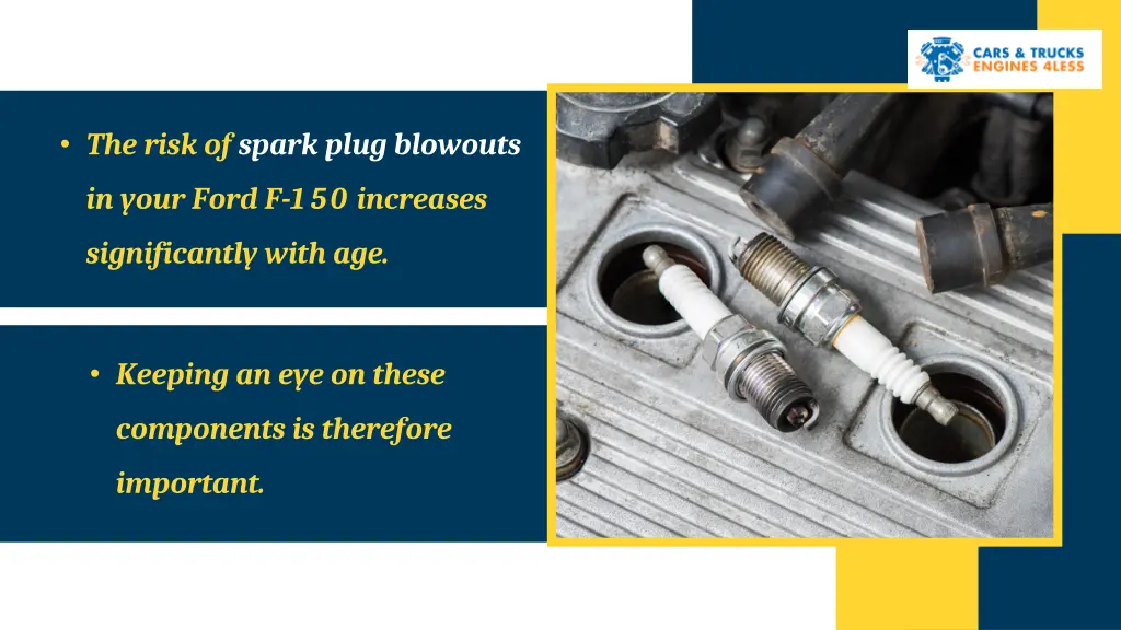 the risk of spark plug blowouts