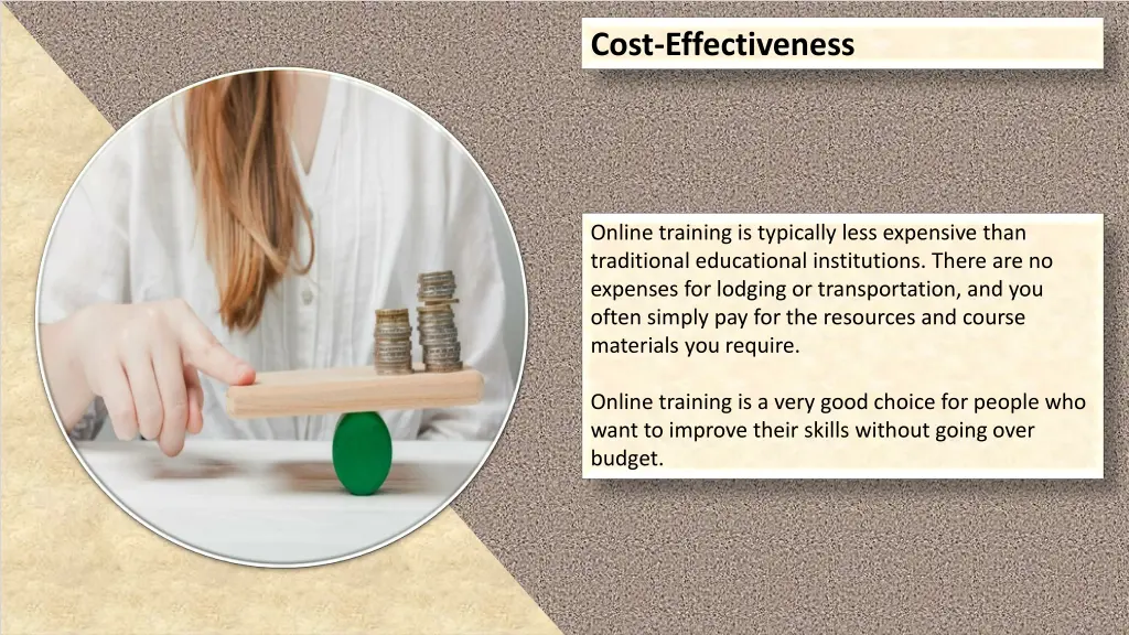 cost effectiveness