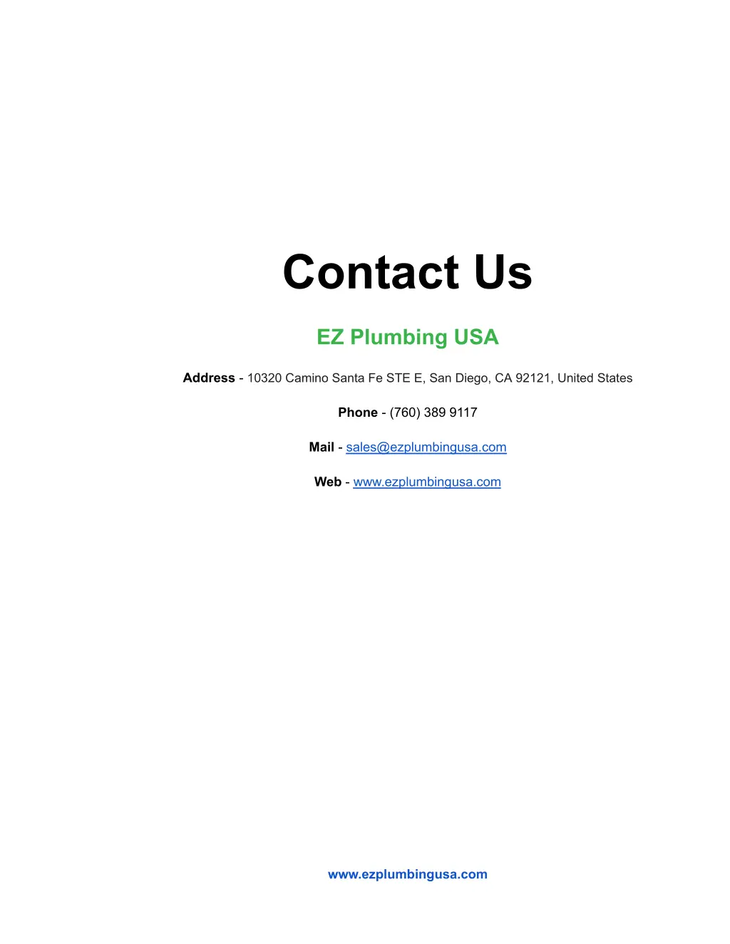 contact us