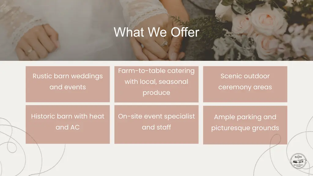what we offer