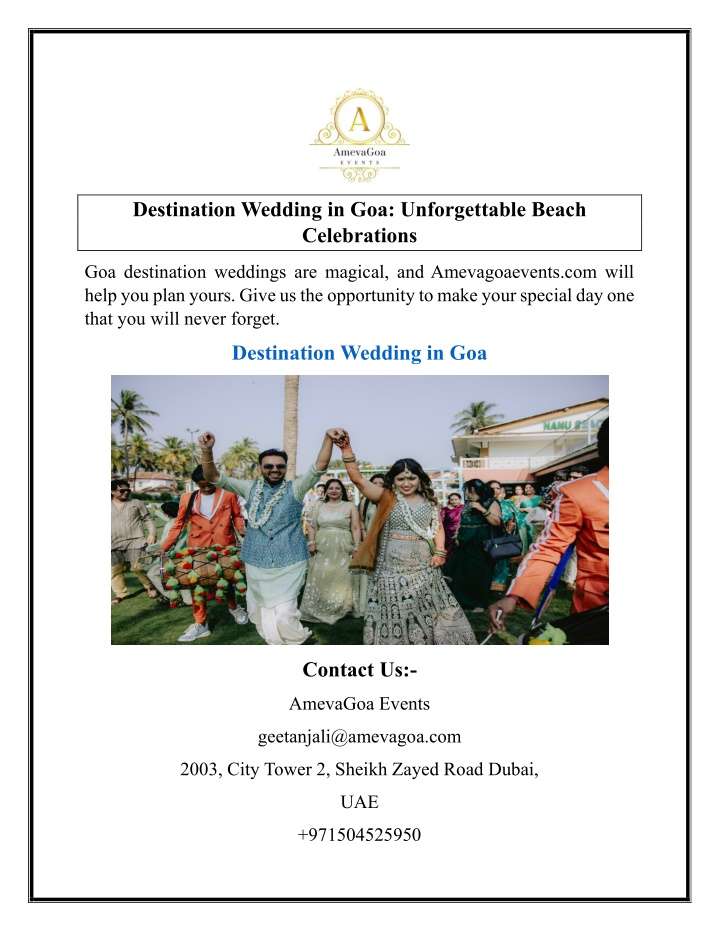 destination wedding in goa unforgettable beach