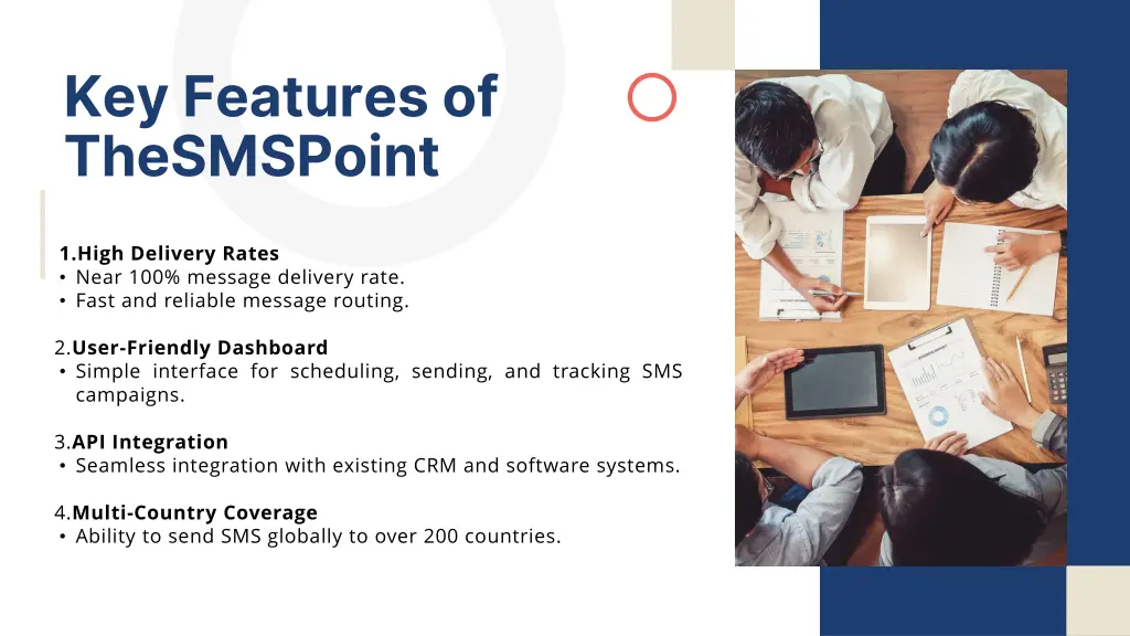 key features of thesmspoint
