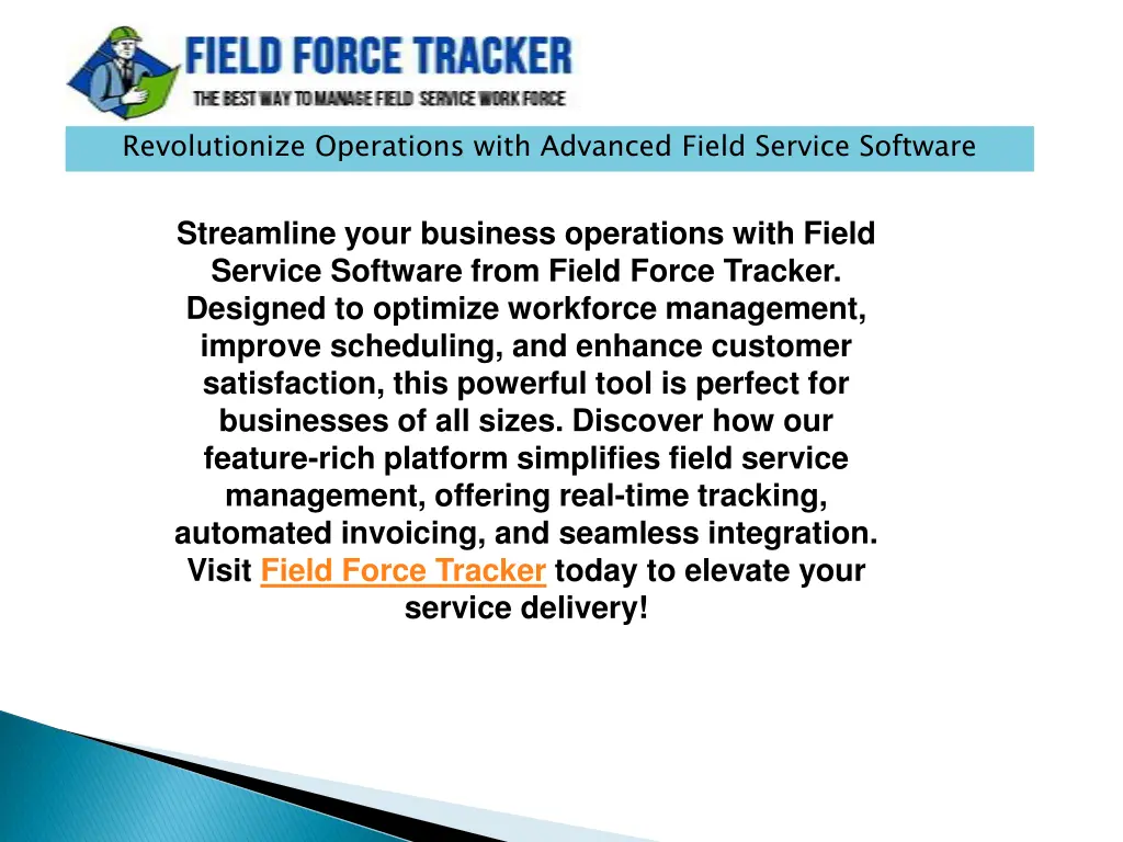 revolutionize operations with advanced field 3