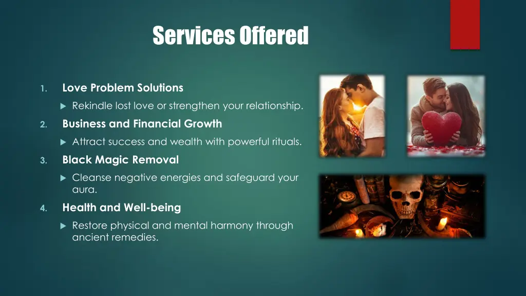 services offered