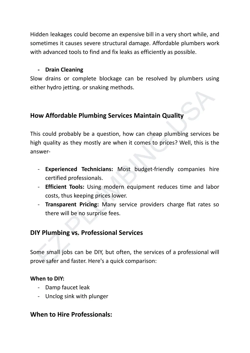 hidden leakages could become an expensive bill