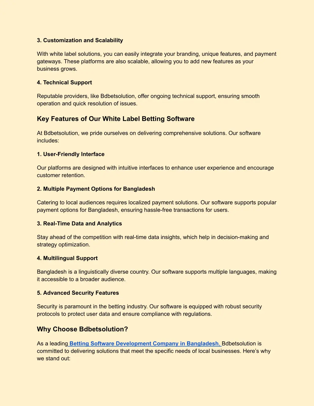 3 customization and scalability