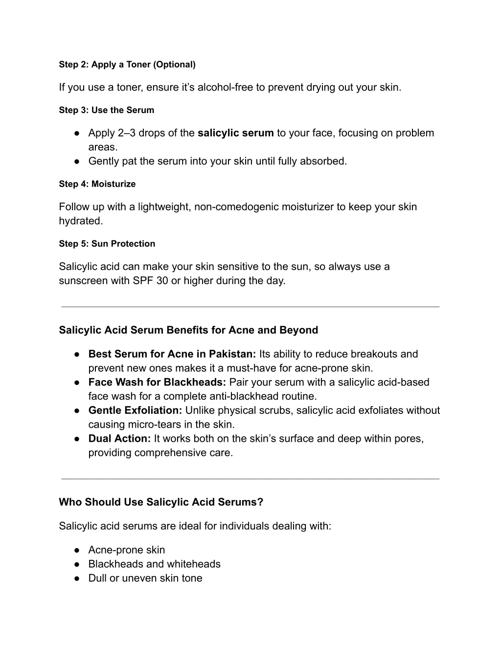 step 2 apply a toner optional