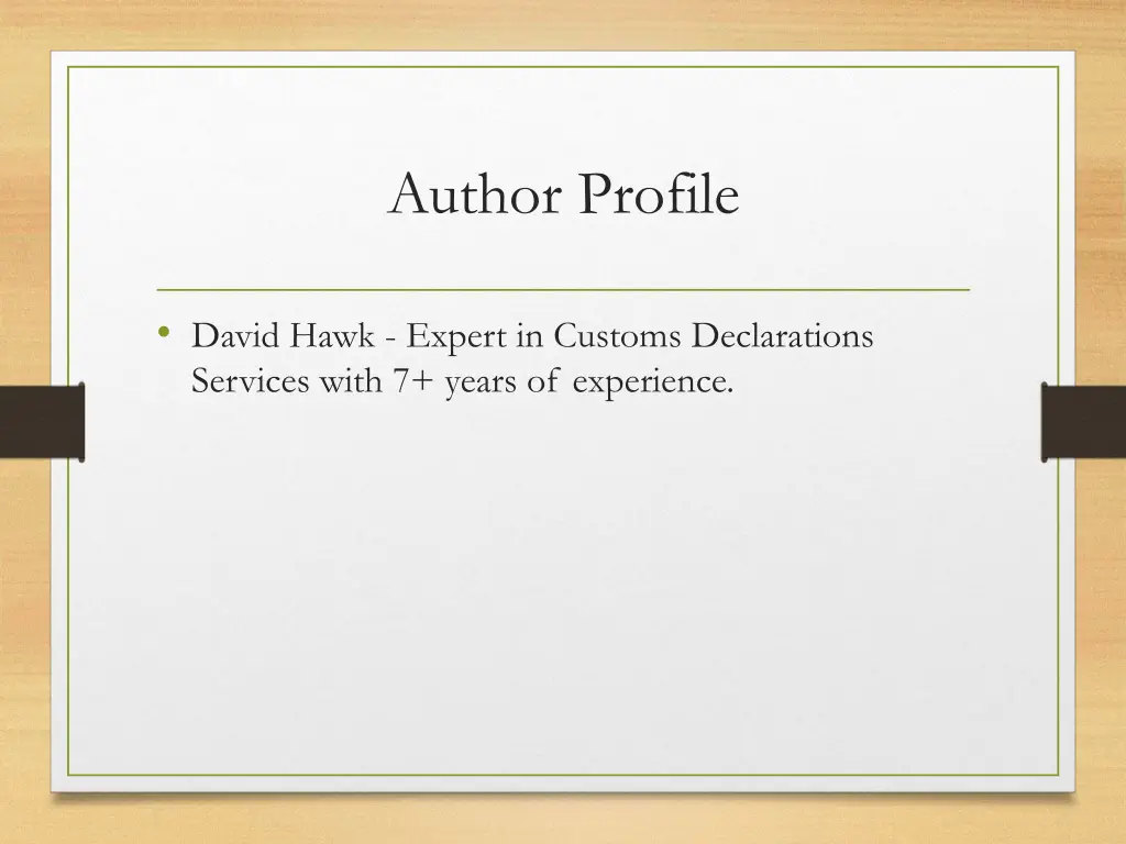 author profile