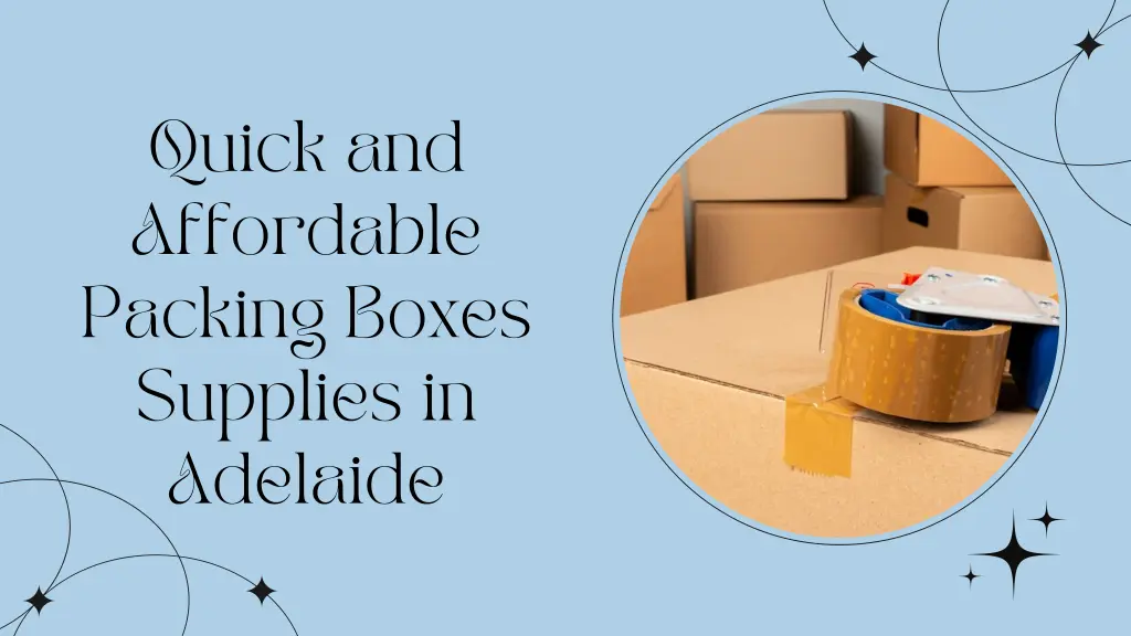 quick and affordable packing boxes supplies