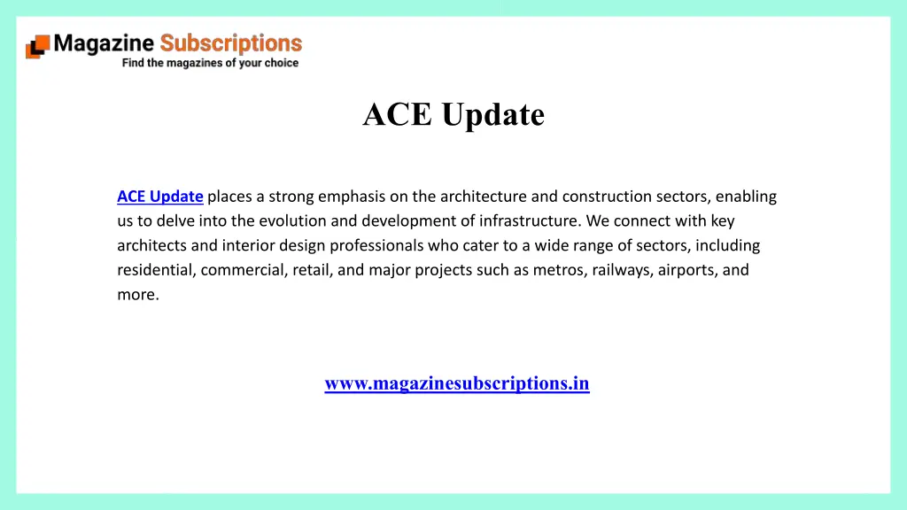 ace update