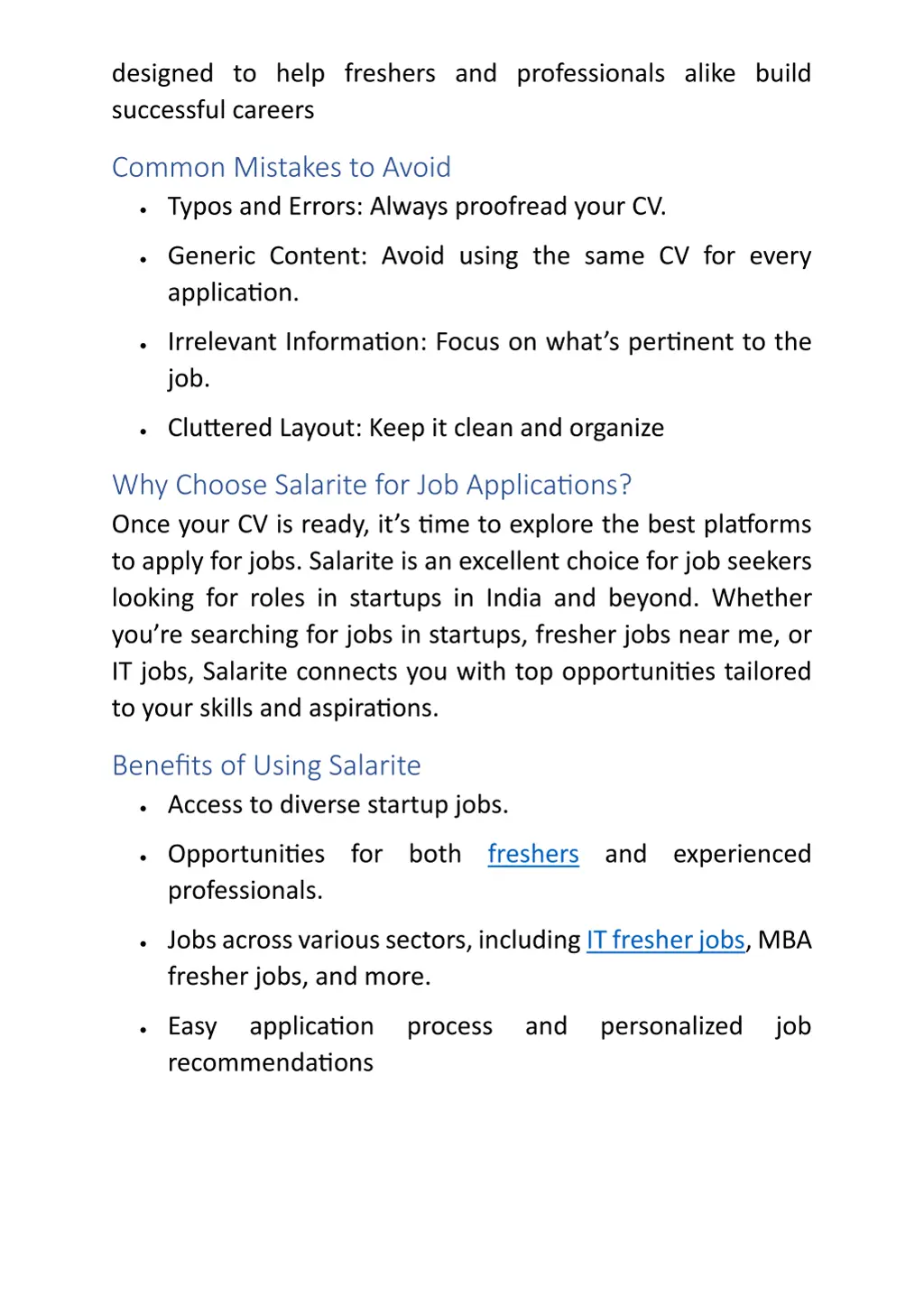 designed to help freshers and professionals alike