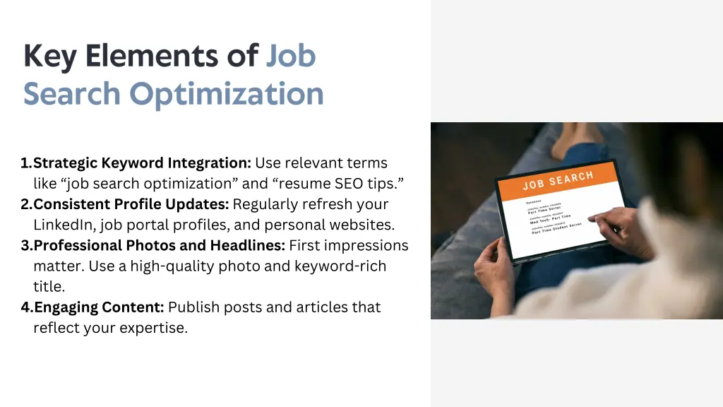 1 strategic keyword integration use relevant