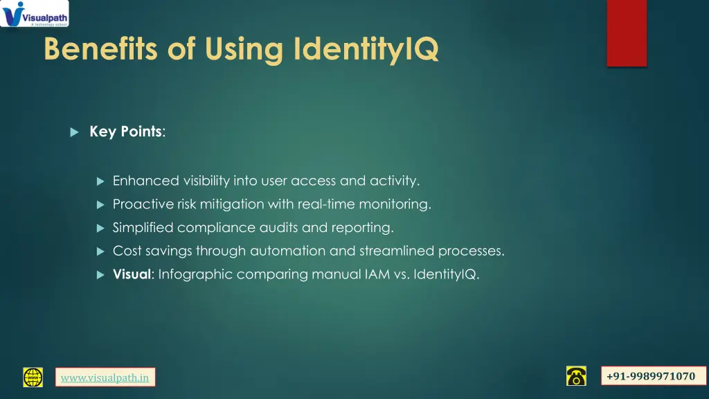 benefits of using identityiq