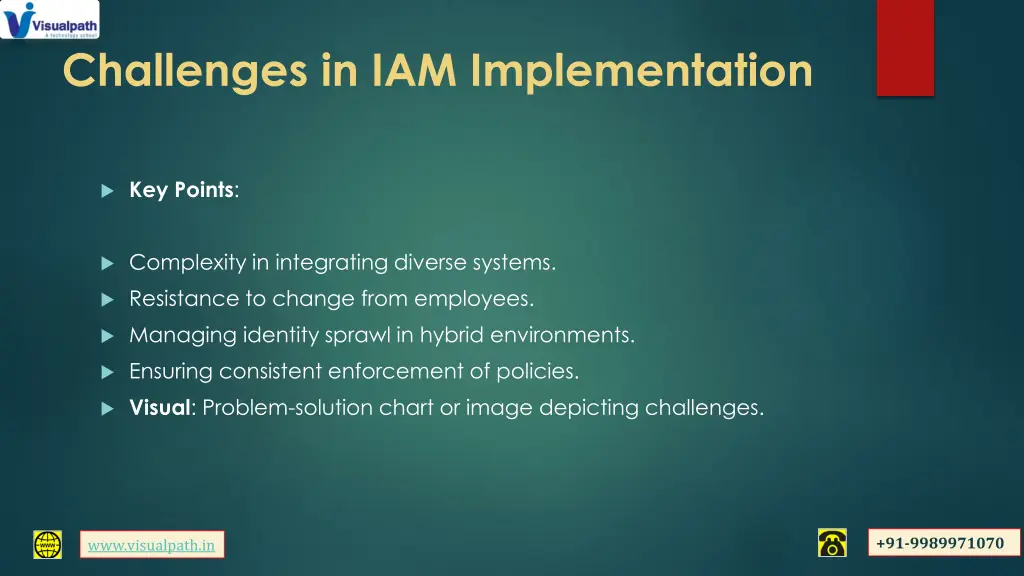 challenges in iam implementation