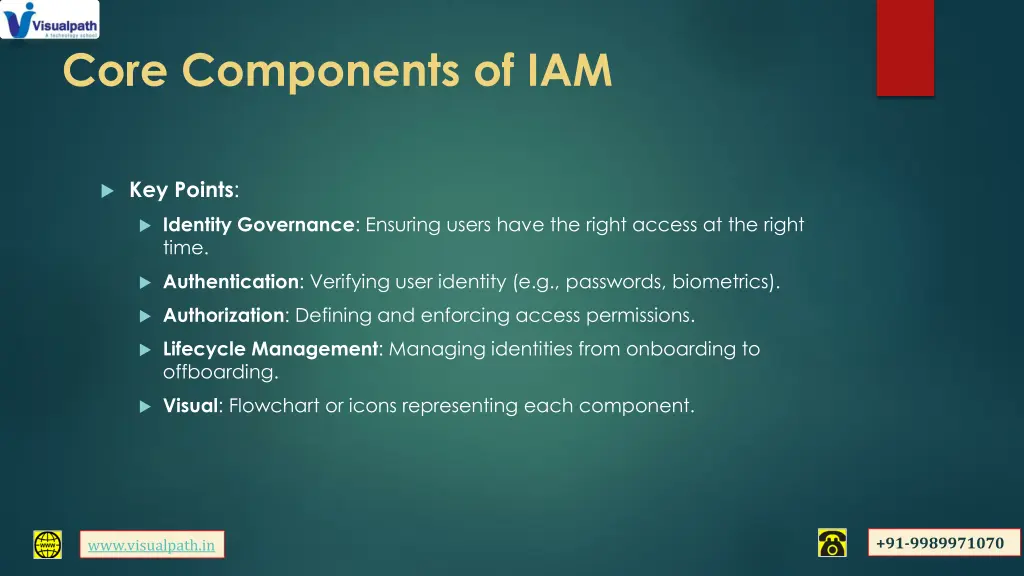 core components of iam