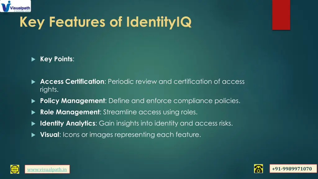 key features of identityiq