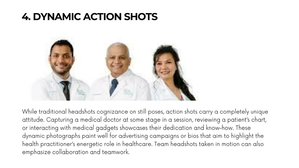 4 dynamic action shots