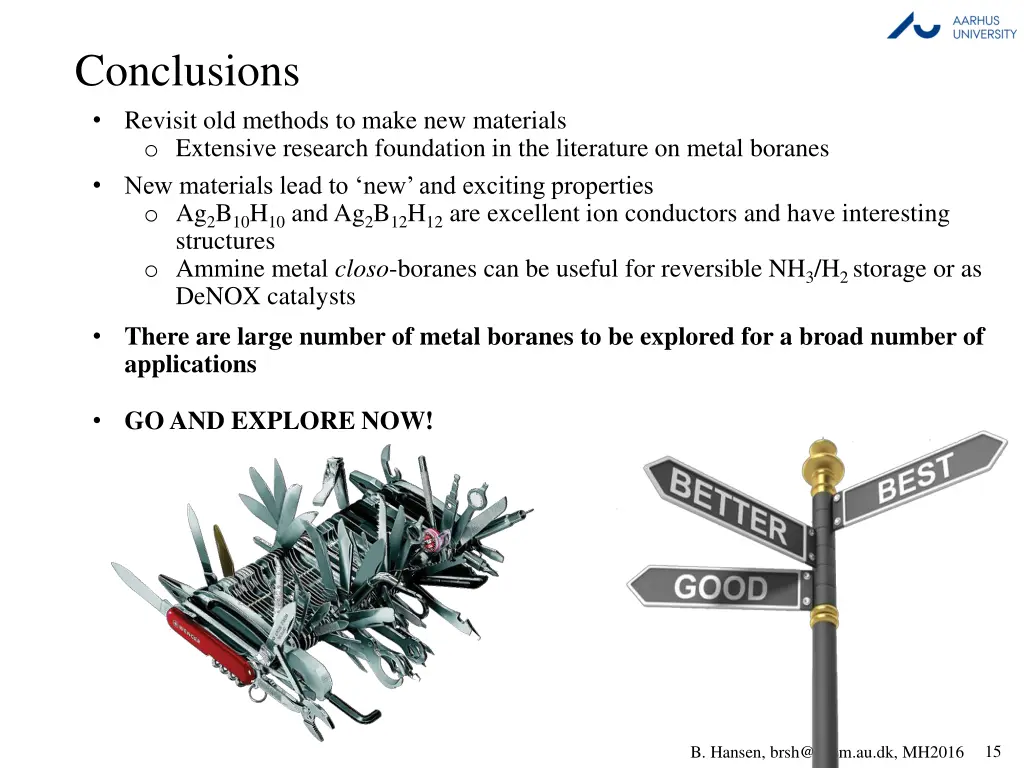 conclusions revisit old methods to make