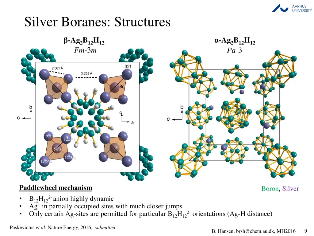 silver boranes structures