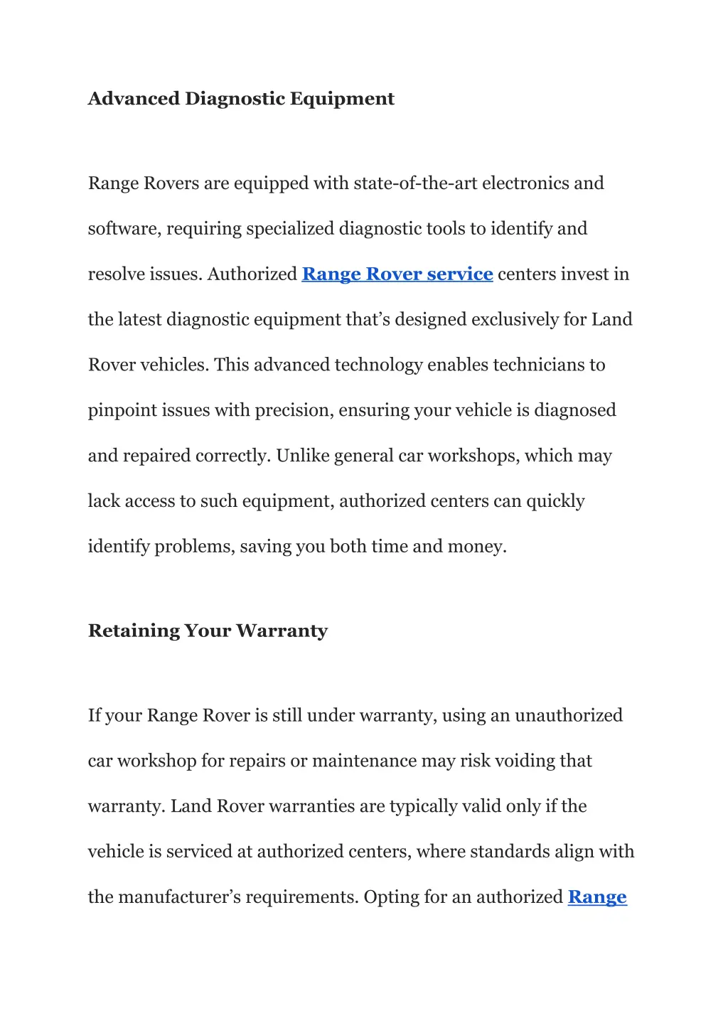 advanced diagnostic equipment