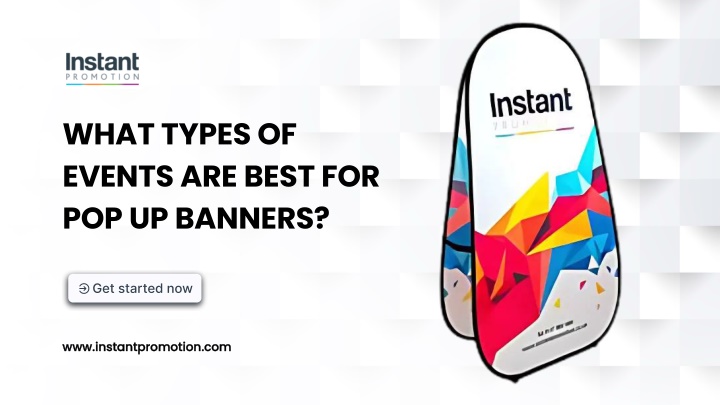 what types of events are best for pop up banners