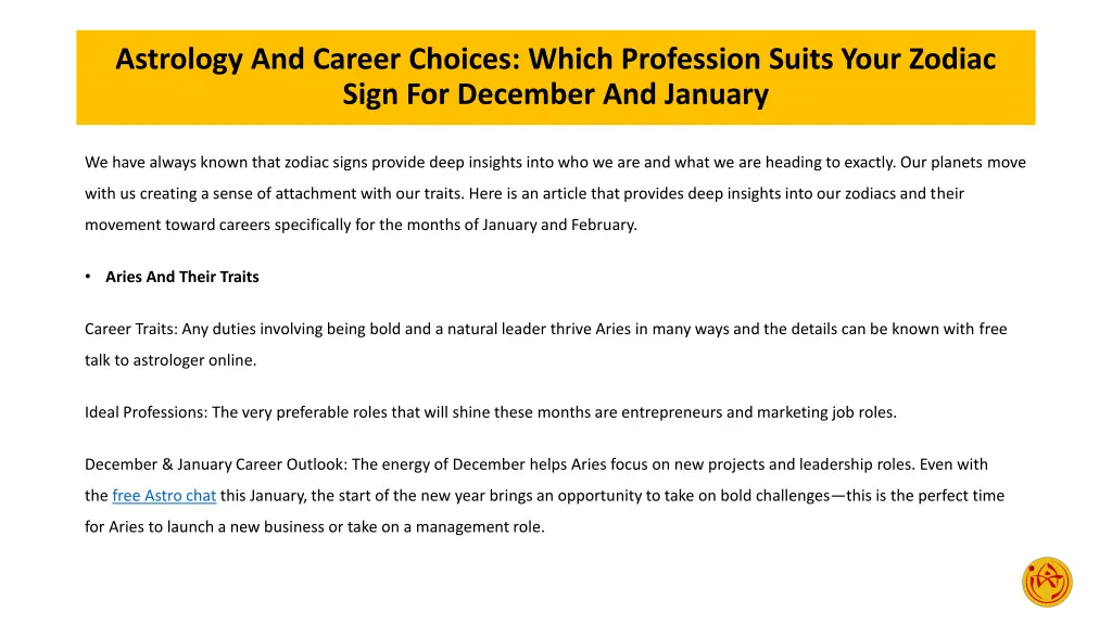 astrology and career choices which profession 1