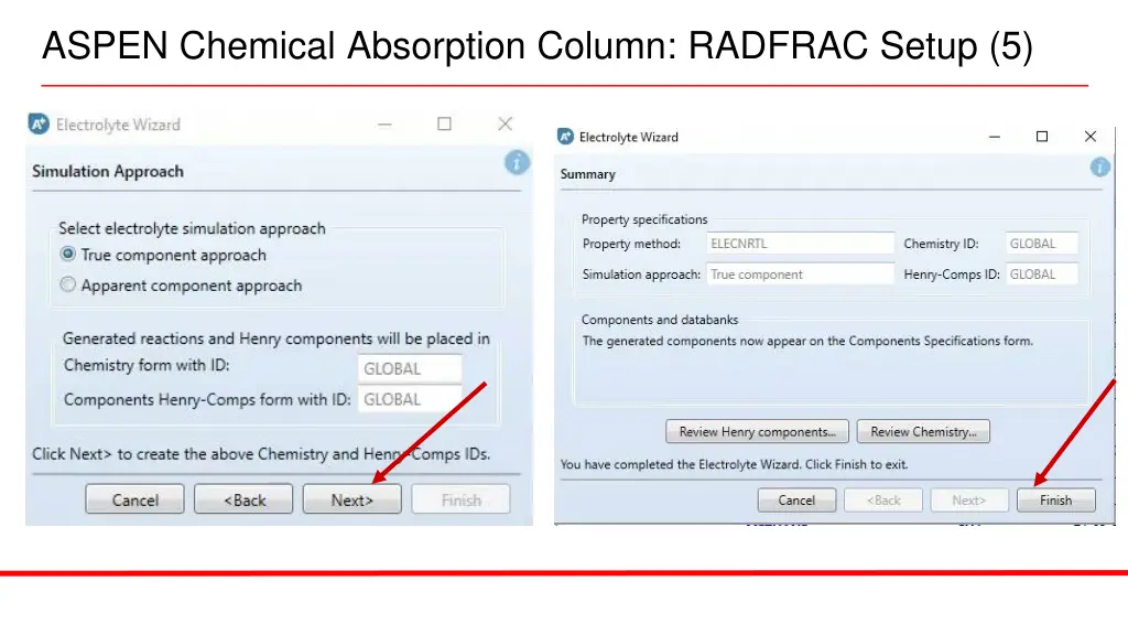 aspen chemical absorption column radfrac setup 5