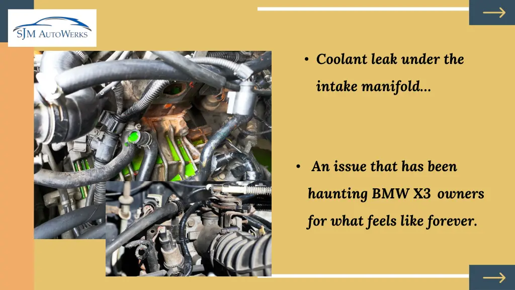coolant leak under the