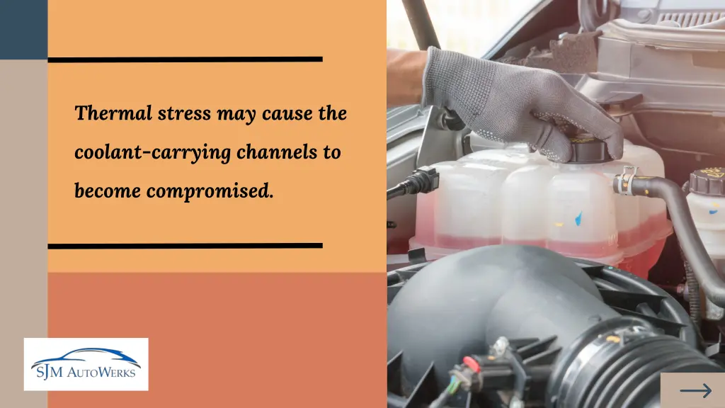 thermal stress may cause the