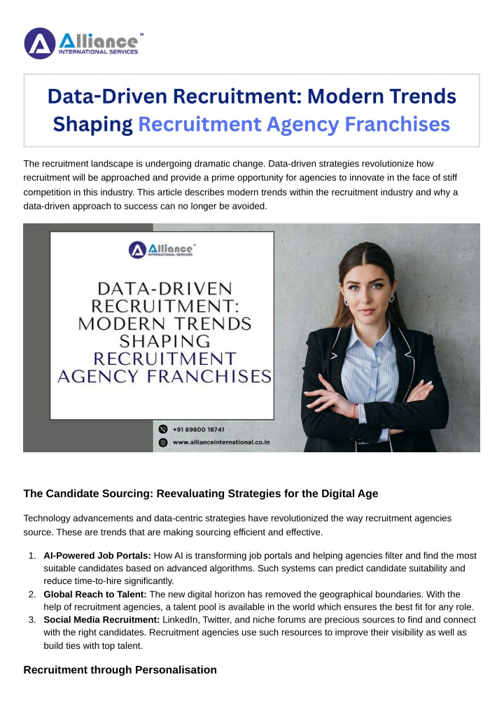 data driven recruitment modern trends shaping