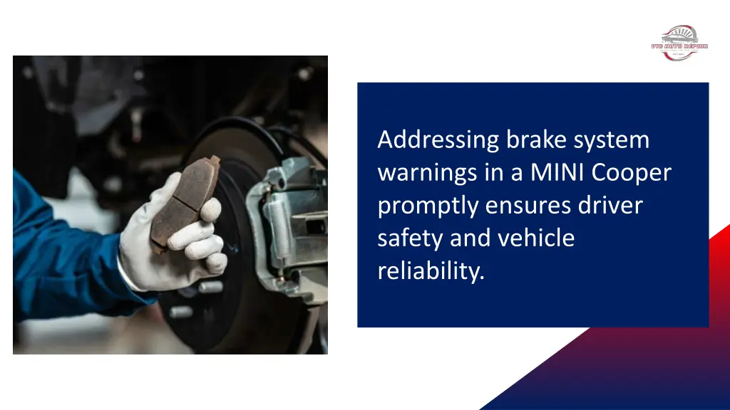 addressing brake system warnings in a mini cooper