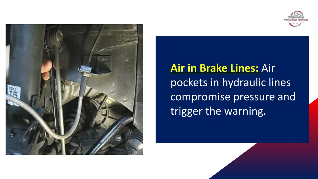 air in brake lines air pockets in hydraulic lines
