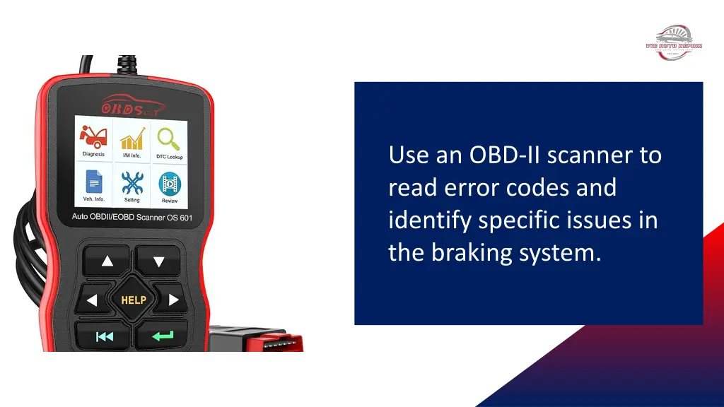 use an obd ii scanner to read error codes