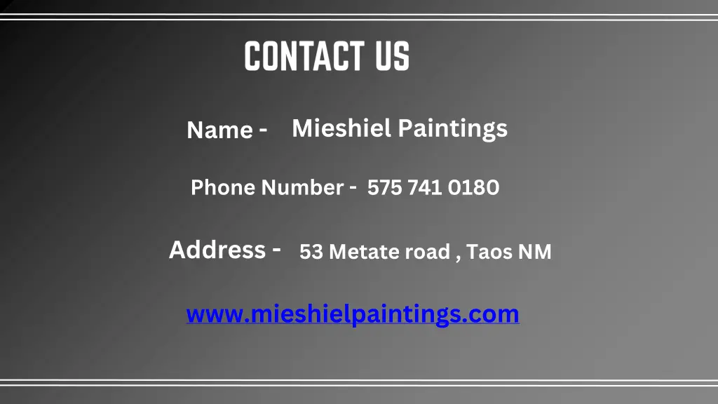 name mieshiel paintings