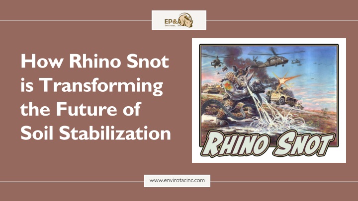 how rhino snot is transforming the future of soil