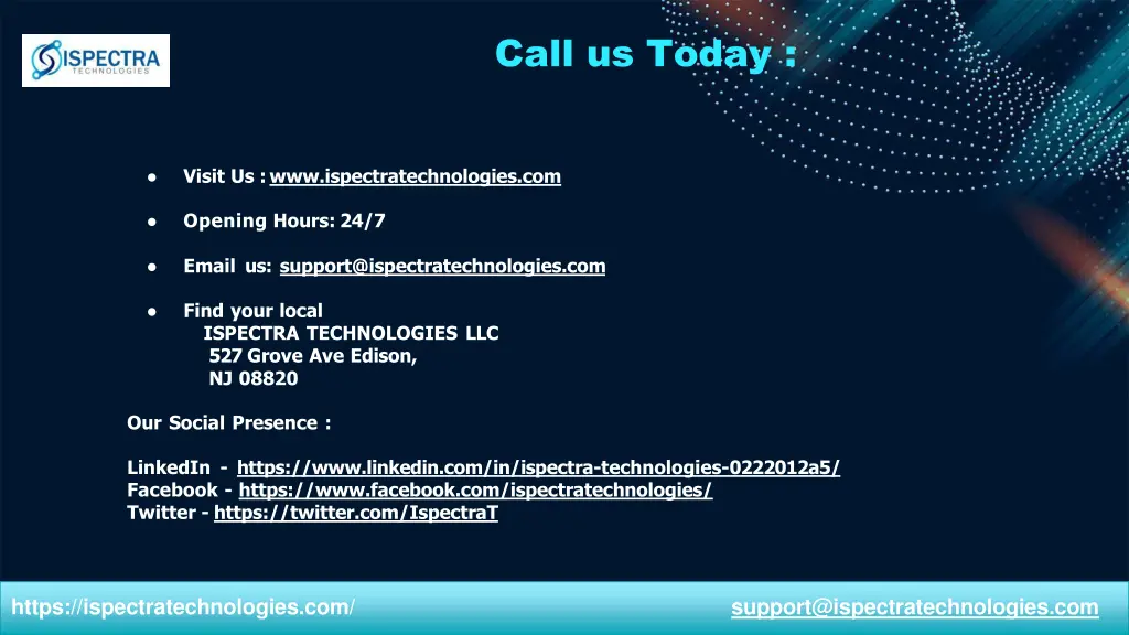 call us today