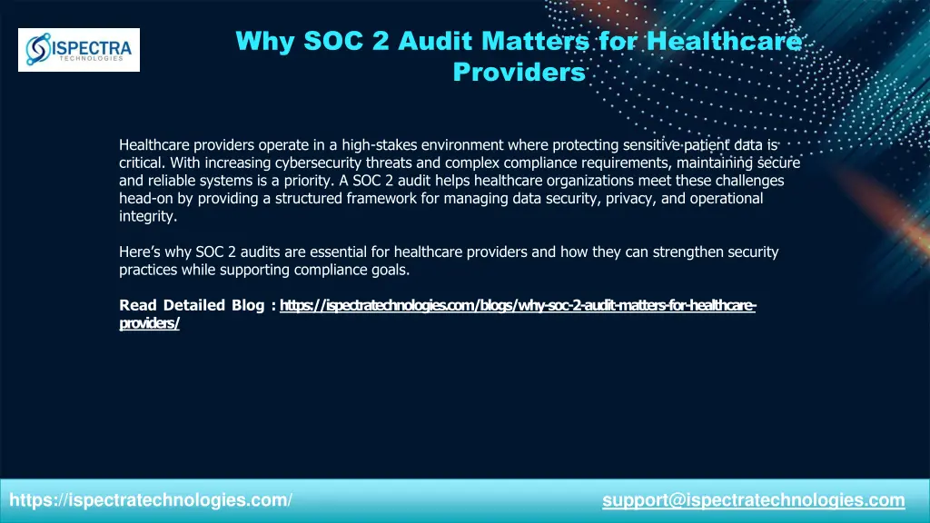 why soc 2 audit matters for healthcare providers