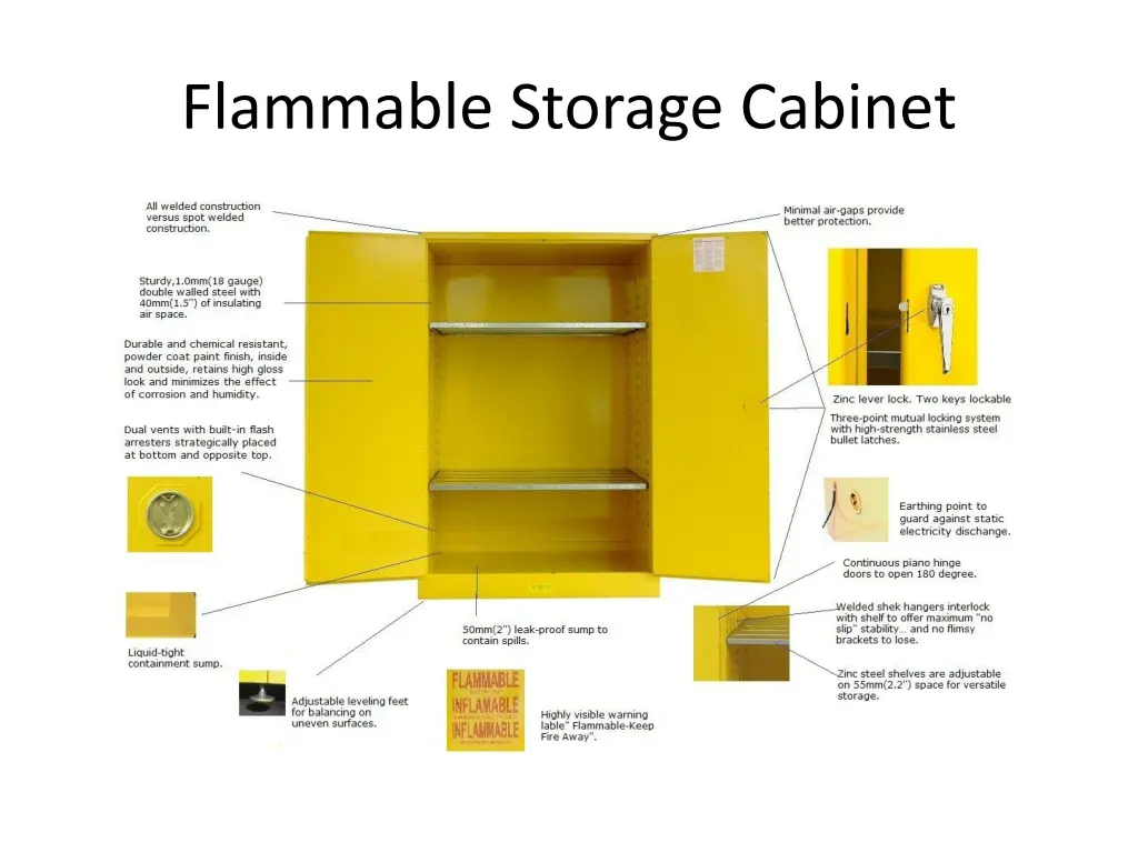 flammable storage cabinet