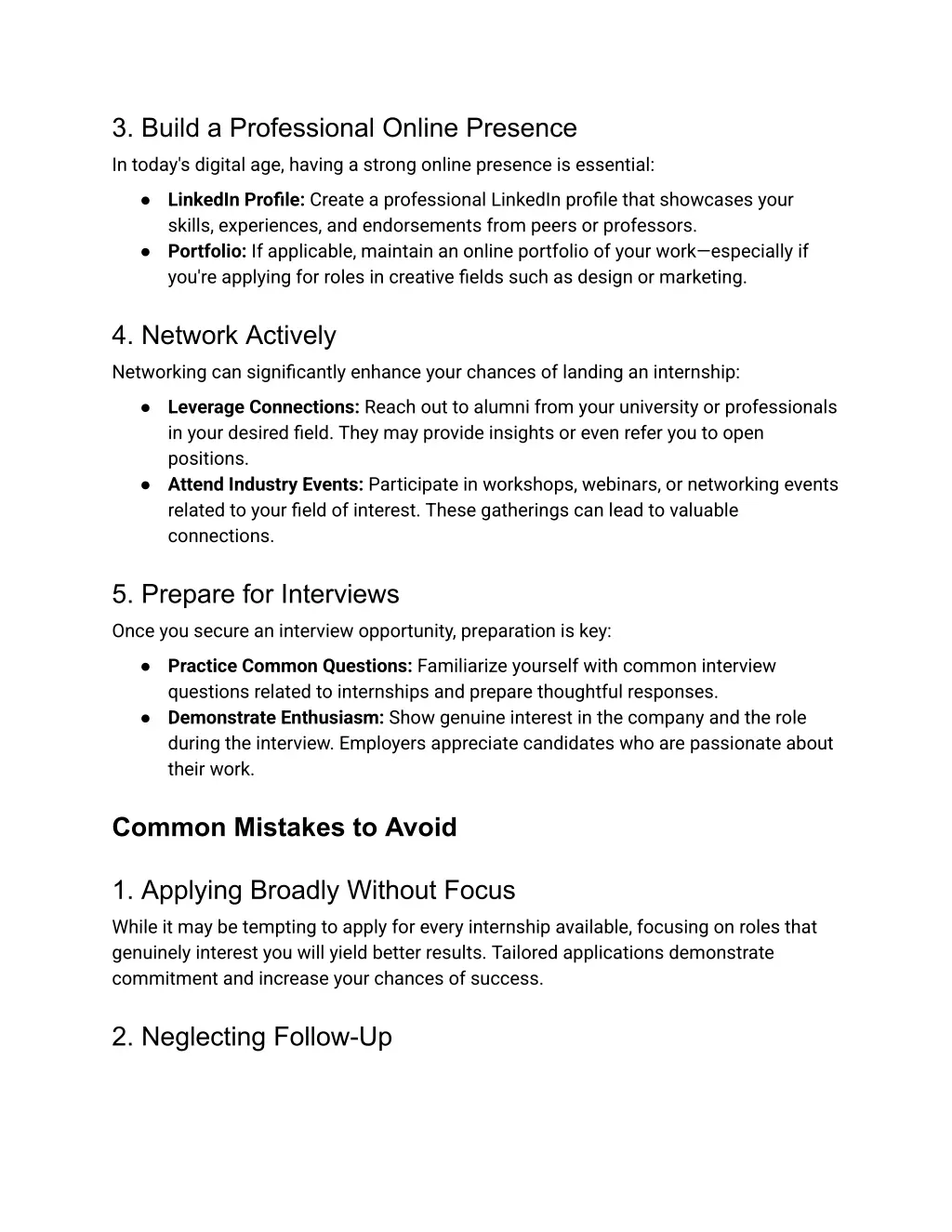 3 build a professional online presence