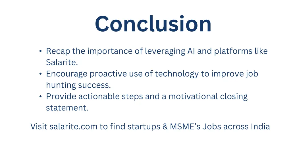 conclusion